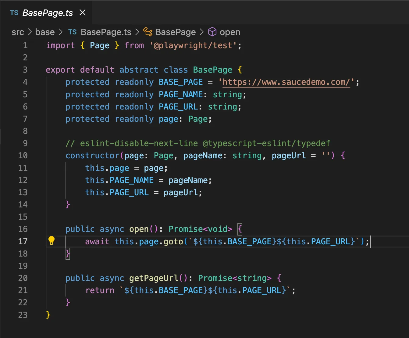 Abstraction for Page’s